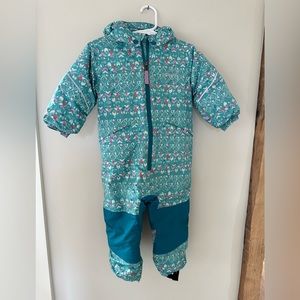 Patagonia snow pile snowsuit size 12-18 months vguc